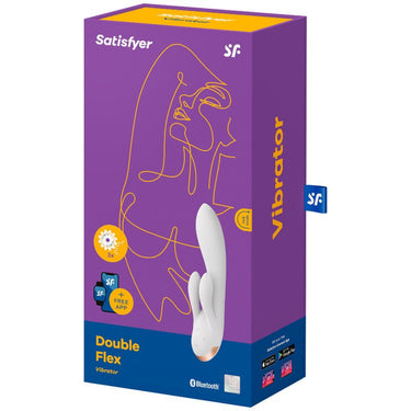 Vibratore Satisfyer Double Flex con App, Stimolazione G e Clitoride